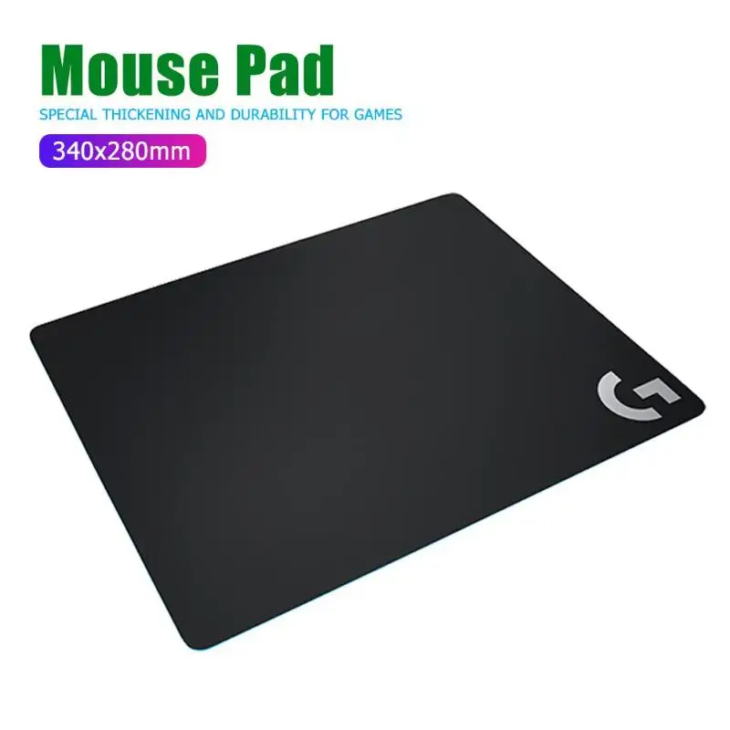 Коврик для игровой мыши из мягкой ткани, 34X28 см, G640, 46X40 см, нескользящая резиновая основа, большой коврик для мыши, для ПК, компьютера, ноутбука