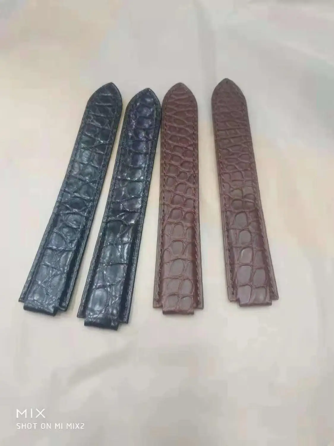 Аксессуары для часов из крокодиловой кожи с круглым узором кожаный ремешок для часов