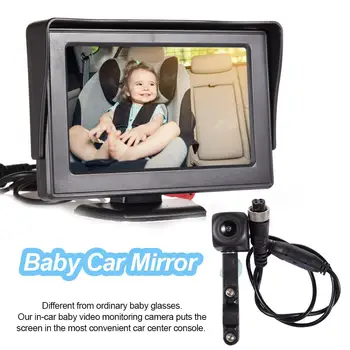 

Baby Car Mirror With 170 Degree HD Camera Child Safety View Rear Ward Facing Car Interior Baby Monitor Reverse Safety Mirror