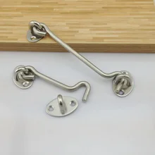 Дверной замок дверной крючок накидной крючок из нержавеющей стали бесшумные держатели замок SLC88