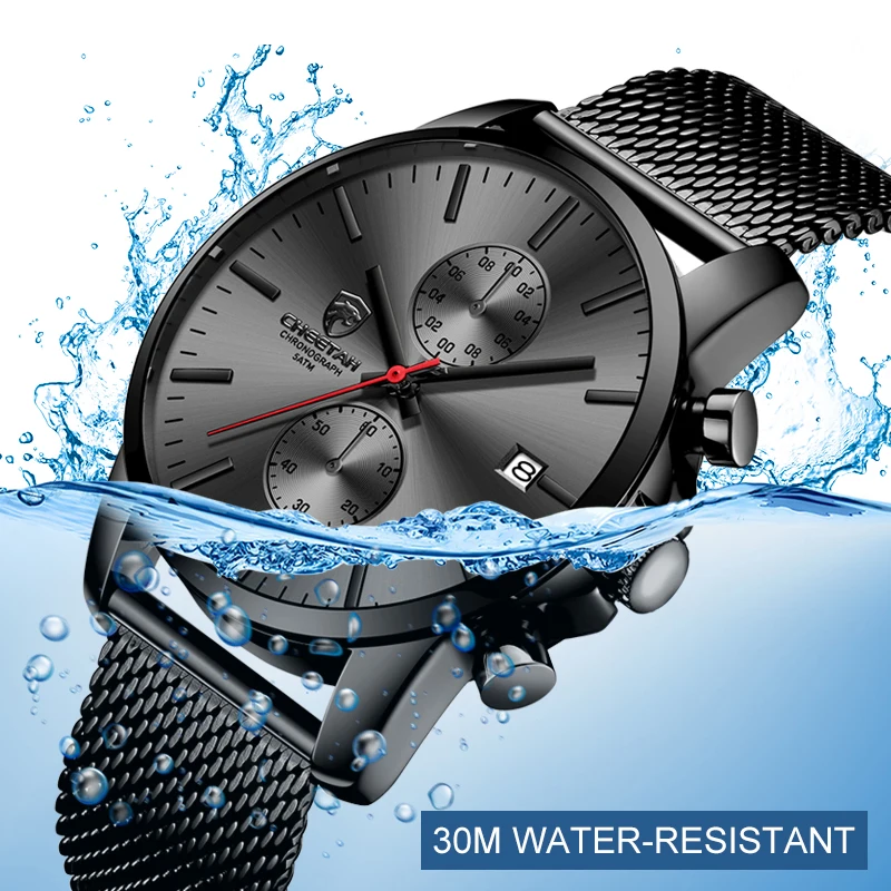Mens Watches Top Luxury Brand Men Fashion Business Watch Casual Analog Quartz Wristwatch Male Water-6