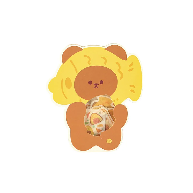 40 шт./лот Kawaii канцелярские наклейки s мультфильм Медведь ежедневник путешествия декоративная наклейка на мобильный телефон Скрапбукинг DIY стикер для рукоделия
