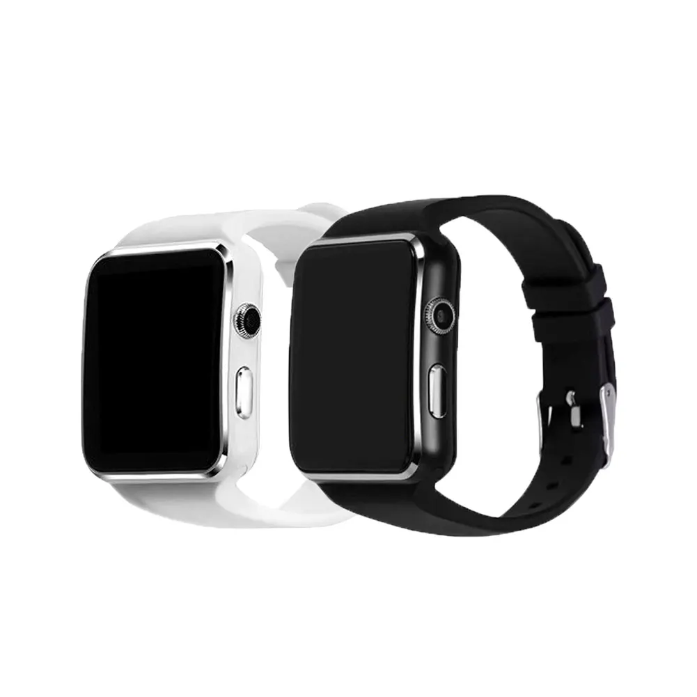 X6 Curved Screen Smart Watch With Bluetooth Camera Facebook WhatsApp Support SIM TF Card Call Smartwatch For Android Phone DZ09