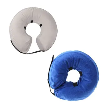 

Protective Inflatable Dog Cat Collar Recovery Cone Soft Plush for Pet Anti-Bite K1MF