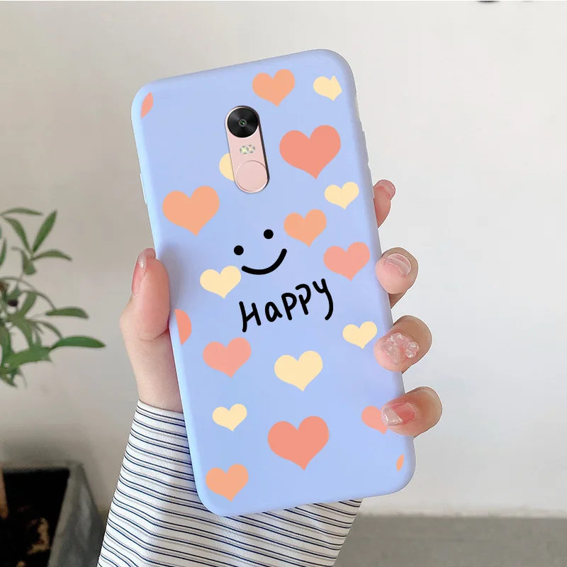 Matte Silicone Soft TPU Shell For Xiaomi Redmi Note 4 4x Note 5Pro Note 5A Cartoon Butterfly Shell For Redmi Note5a Phone Cover cell phone lanyard pouch Cases & Covers