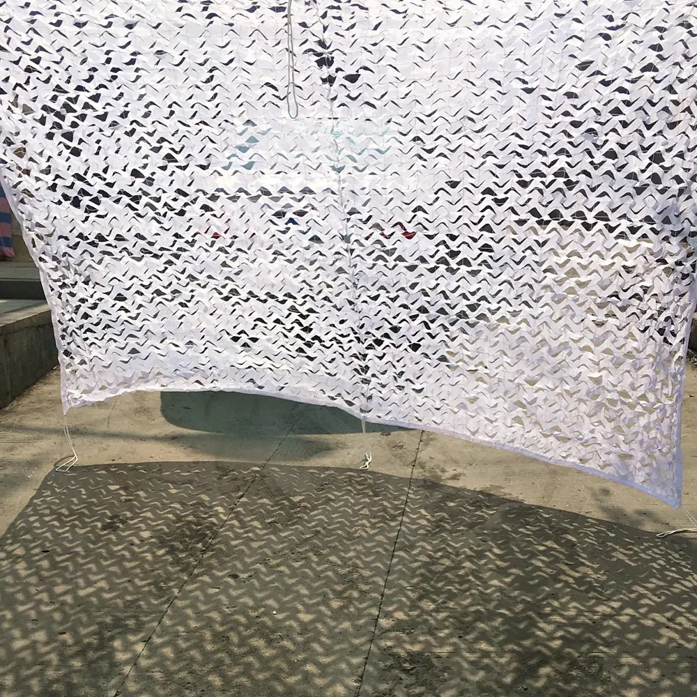 WELEAD 3x4M Reinforced Camouflage Net Military White Blue Sand Black for Outdoor Awning Garden Shade Hide Mesh 3x4 4x3 3*4M 4*3M