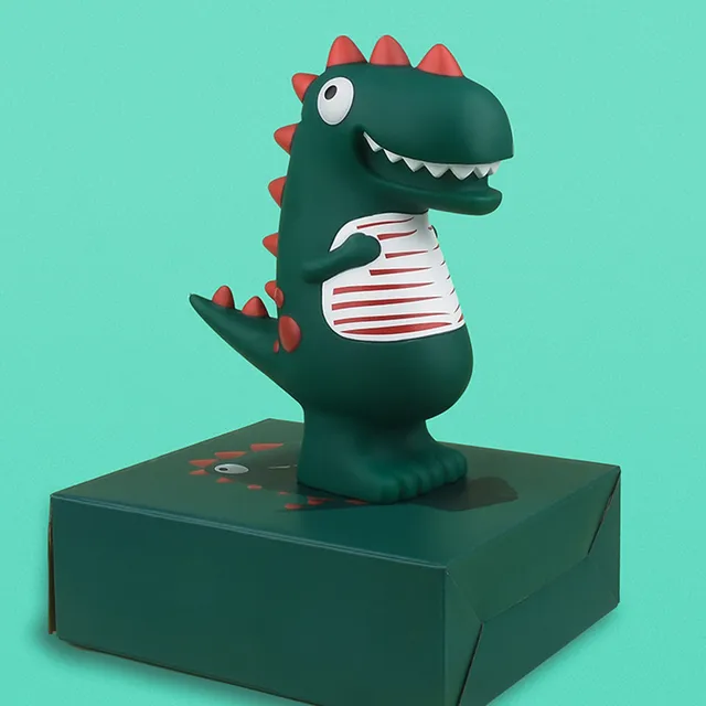 Dinosaur Piggy Bank Drop-proof Cute Creative Children's Cartoon Piggy Bank Net Red Desktop Decoration Birthday Gift 5