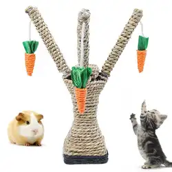 Животное Кошка Хомяк скалолазание морковь дерево Полки одна над другой Когтеточка жевательная игрушка