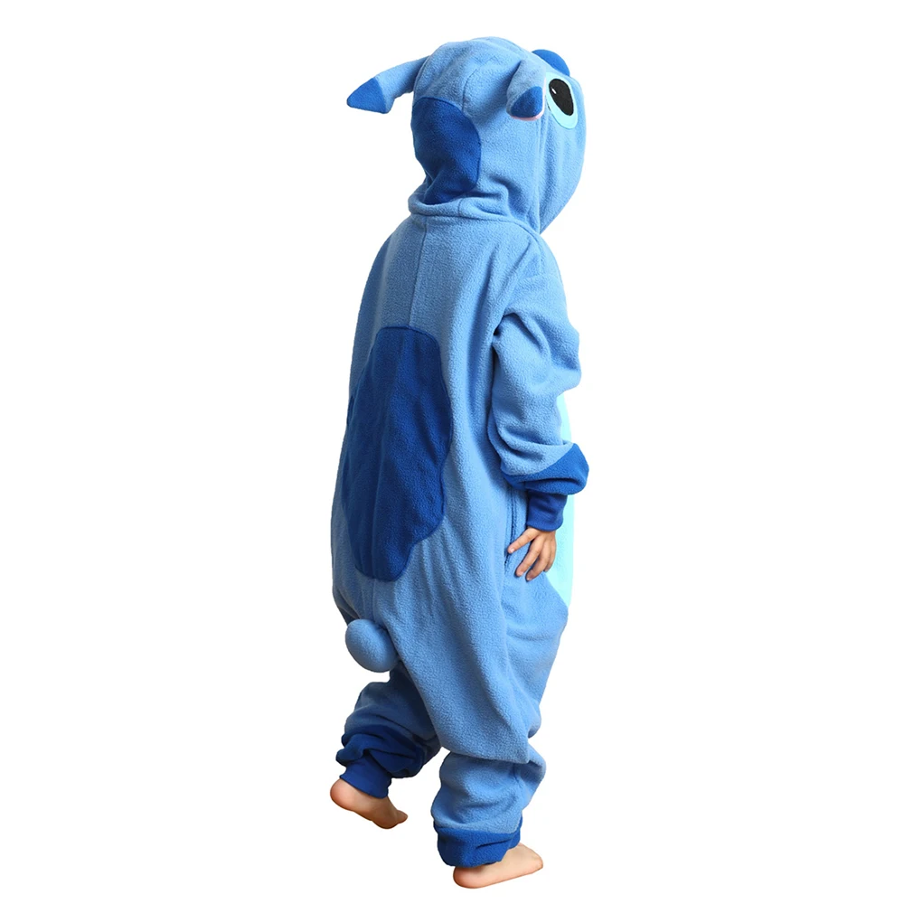 Kids Anime Onesie Pajamas Animal Cosplay Costume for Children Hooded Sleepwear for age 4-12 Child Gift