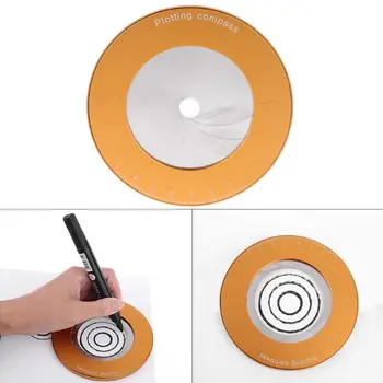 

Flexible Circle Drawing Tool Drafting Plotting Compass Adjustable Drawing Tools for Designer Woodworking Enthusiasts