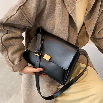 

Sense of Quality Vintage Ladies Bags New Fashionable All-matching Shoulder Messenger Bag Fashion Classy Small Square Bag Women
