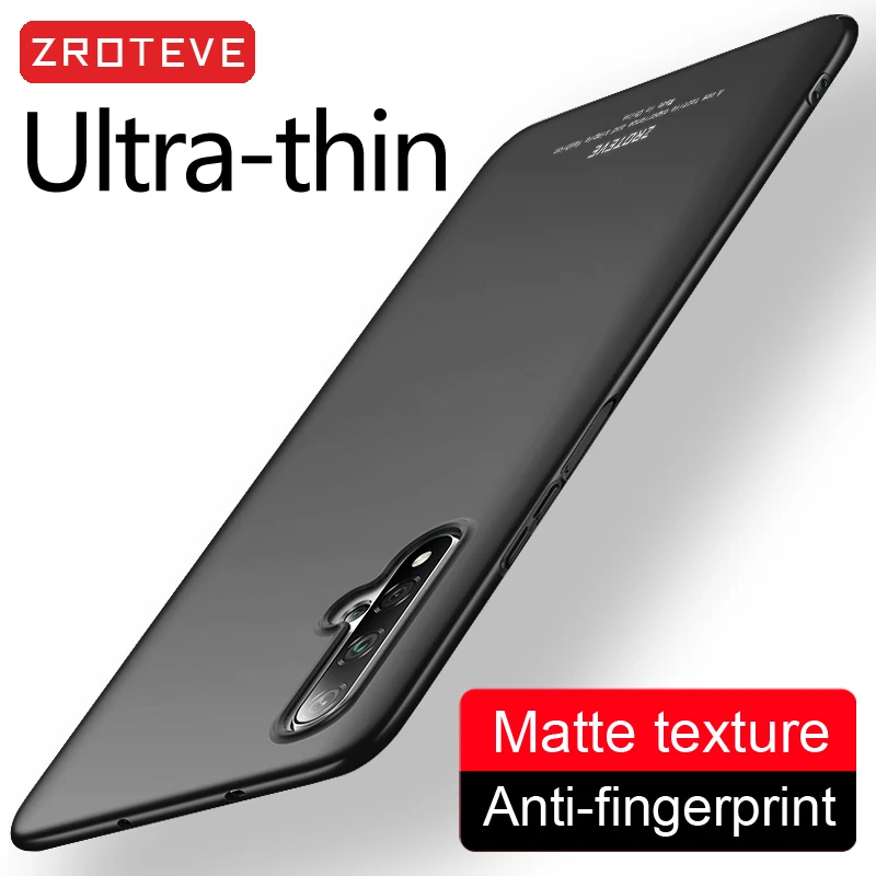 Чехол для Nova 5T матовый чехол Huawei 7 7i 6 SE Nova7 Pro жесткий из поликарбоната 5Z 5 чехлы