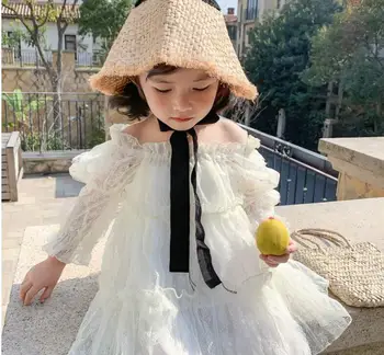 

2020 Spring Fairy Lace Dresses For Girls Princess, Children Cute Dress 5 pcs/lot, Wholesale