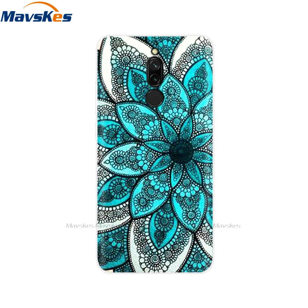 xiaomi leather case custom Phone Case For Xiaomi Redmi 8 Cover 6.22" Silicone Soft Flower Cover For Xiaomi Redmi 8 Case Redmi8 TPU Coque Phone Case Redmi 8 xiaomi leather case hard Cases For Xiaomi