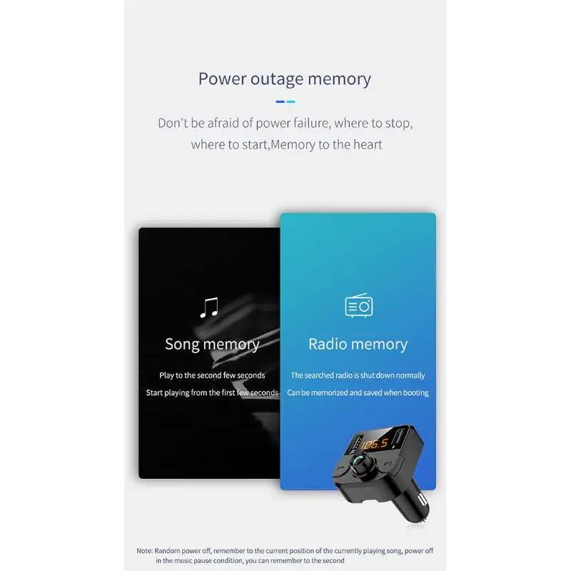 Двойной USB Автомобильное зарядное устройство с fm-передатчиком беспроводной Bluetooth Радио адаптер