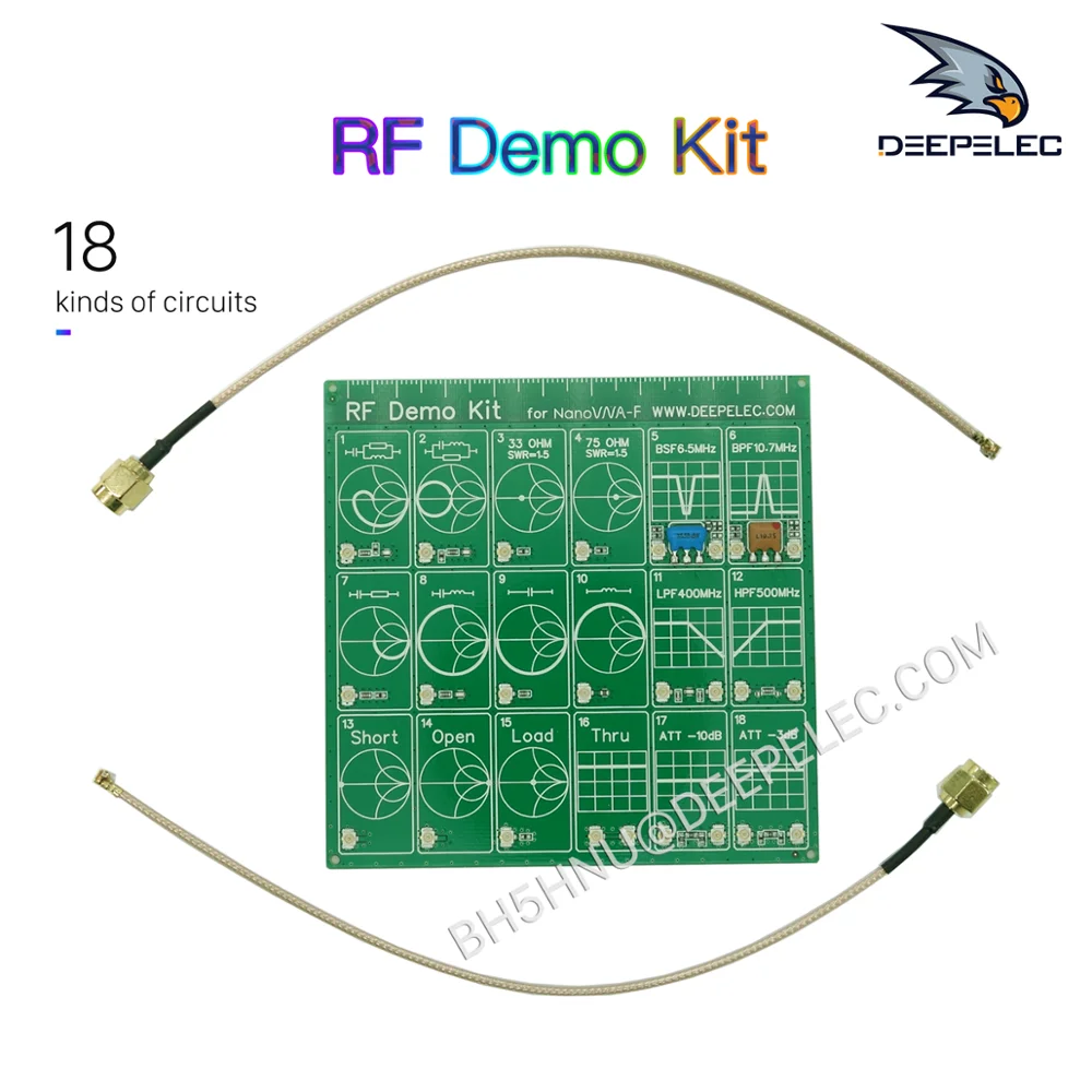 RF Demo Kit NanoVNA VNA тестовая доска фильтр аттенюатор|Компьютерные кабели и разъемы| |