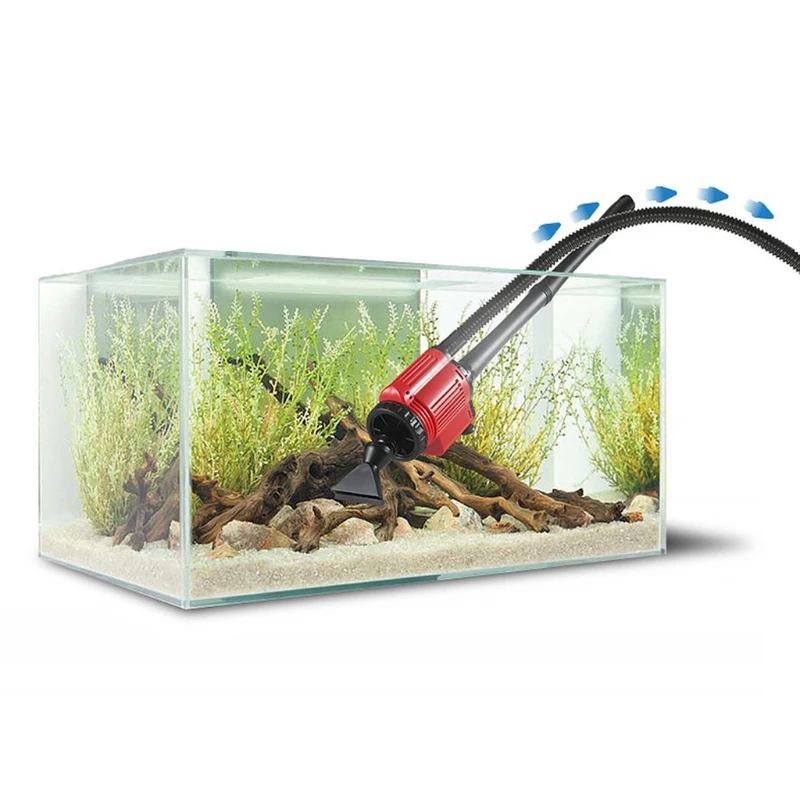 

Electric Gravel Cleaner Automatic Aquarium Cleaner with Filter Bag
