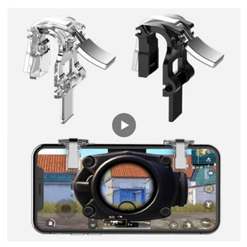 

L1 R1 PUBG Mobile Trigger Controller For iPhone Android L1R1 Shoot Fire Button Game Joystick Gamepad Aim Key Smartphone Phone