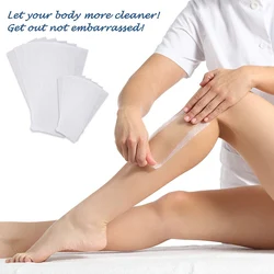 100Pcs Lady Disposable Non-woven Wax Depilatory Paper Wax Strips Pad Arm Leg Hair Removal Strip Hair Removal Shaving Waxing Legs