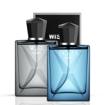 

50ml Men Fresh Perfume Scent For Male Atomizer Beautiful Package With Box Fashion Ocean Cologne 2 Types