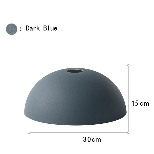 Dark blue E27 скандинавский простой бар подвесной светильник цветной подвесной светильник для ресторана, спальни, прикроватный светильник s, современное искусство и креативный светильник ing - Цвет корпуса: Dark blue