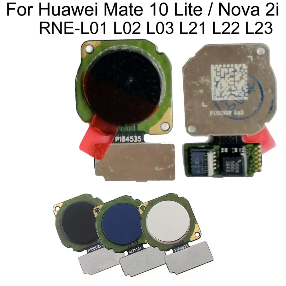 Для huawei Коврики 10 Lite Nova 2i RNE-L21 RNE-L22 RNE-L01 RNE-L02 RNE-L03 RNE-LL11 L23 дома отпечатков сенсор гибкий кабель