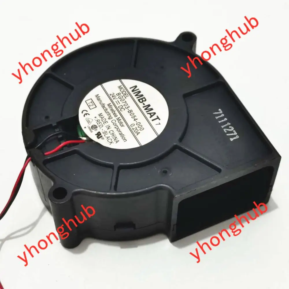 NMB MAT BG0703 B054 000 DC 24V 0.20A 75x75x30 мм 2 провод сервер вентилятор|fan dc|cooling fanserver cooling fan |