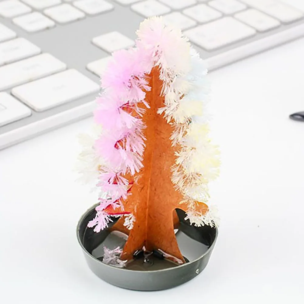 

Magic Growing up Paper Christmas Tree Party Decoration DIY Desktop Ornament Christmas Paper Tree Toy Decoration For Children Ki