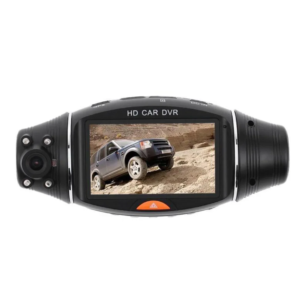 2,7 в двойной объектив Dash Cam HD gps вождения видео рекордер g-сенсор с ночным видением