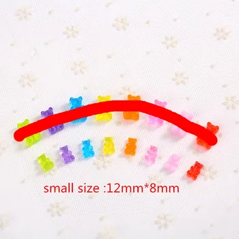 

500pcs mixed cute resin candy gummy bear for DIY decoration