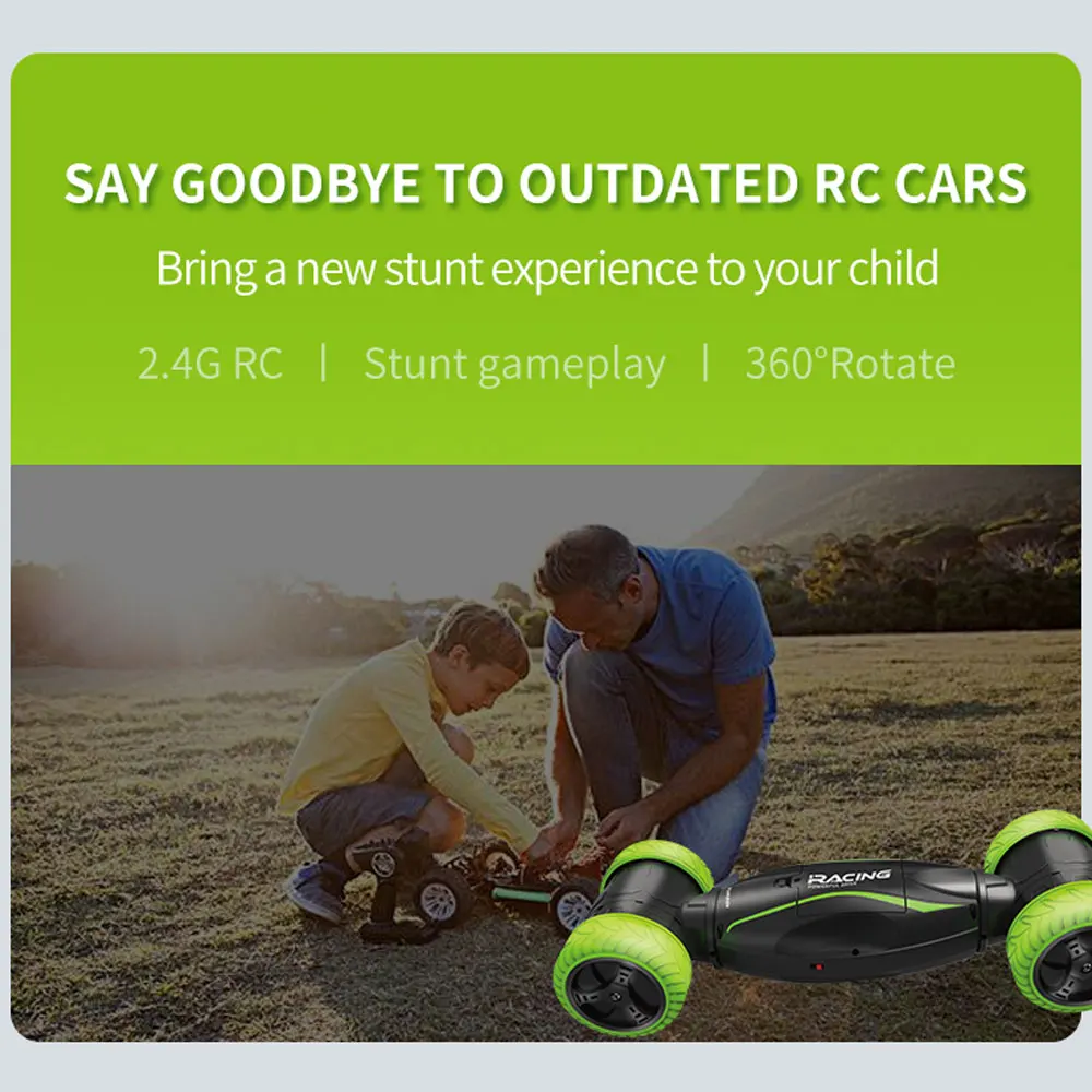 2,4 GHz 1/28 RC вращающийся Дрифт трюк автомобиль 3D вращающийся Дрифт 360 градусов переворачивает деформационный автомобиль креативные электрические игрушки детские подарки