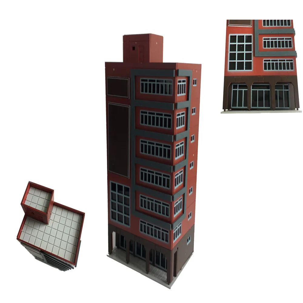 n scale train layout model building 26