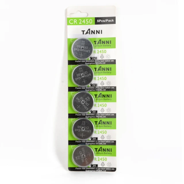10PCS CR2450 CR 2450 3v Cell Battery Watch Clock Pilas Lithium Batteries  for Computer Montherboard Calculator Remote Control
