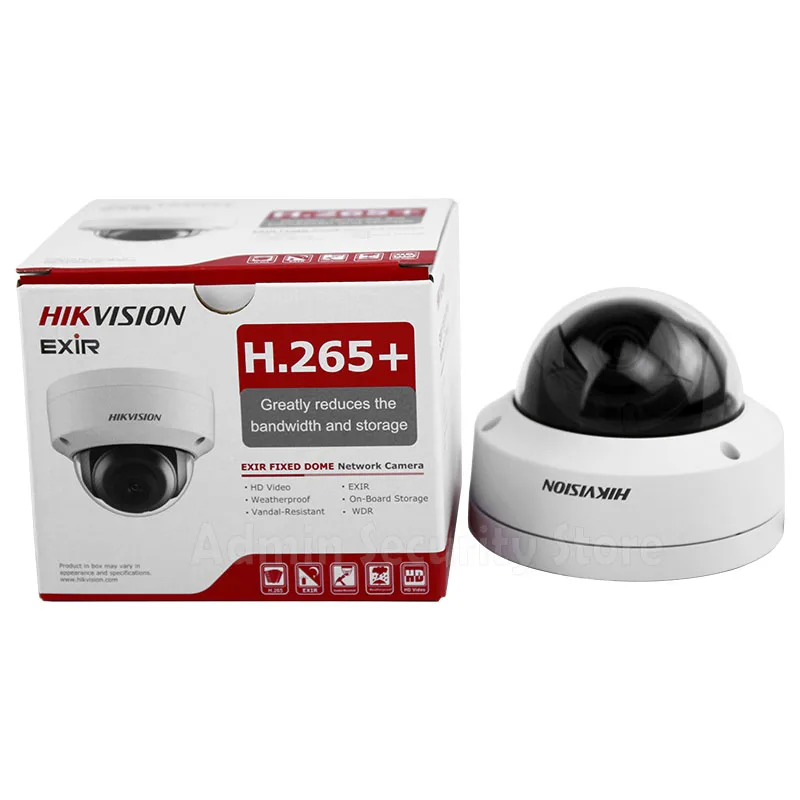 Hikvision DS-2CD2155FWD-IS, новинка, Оригинальная английская версия, IP корпус, 5MP, купольная ИК камера, POE, безопасность, HD, мини, белая, CCTV веб-камера