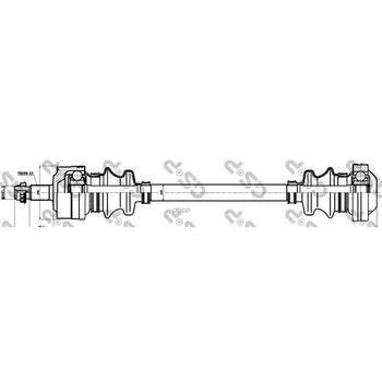 

Drive Assembly Mercedes-Benz 190 (W201) GSP art. 235006