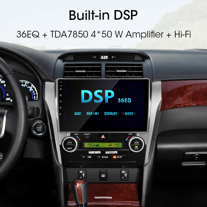  Para Toyota Camry 8 50 55 2012-2017 Android 81 2 Din coche Radio 2G + 32G coche jugadores navegació