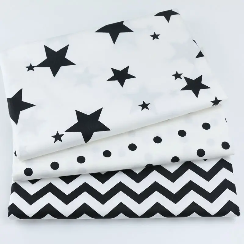 

Star Print Child Clothing Fabric Cotton Twill Textile Fabric DIY Sewing Craft Home Decoration Material Fabric