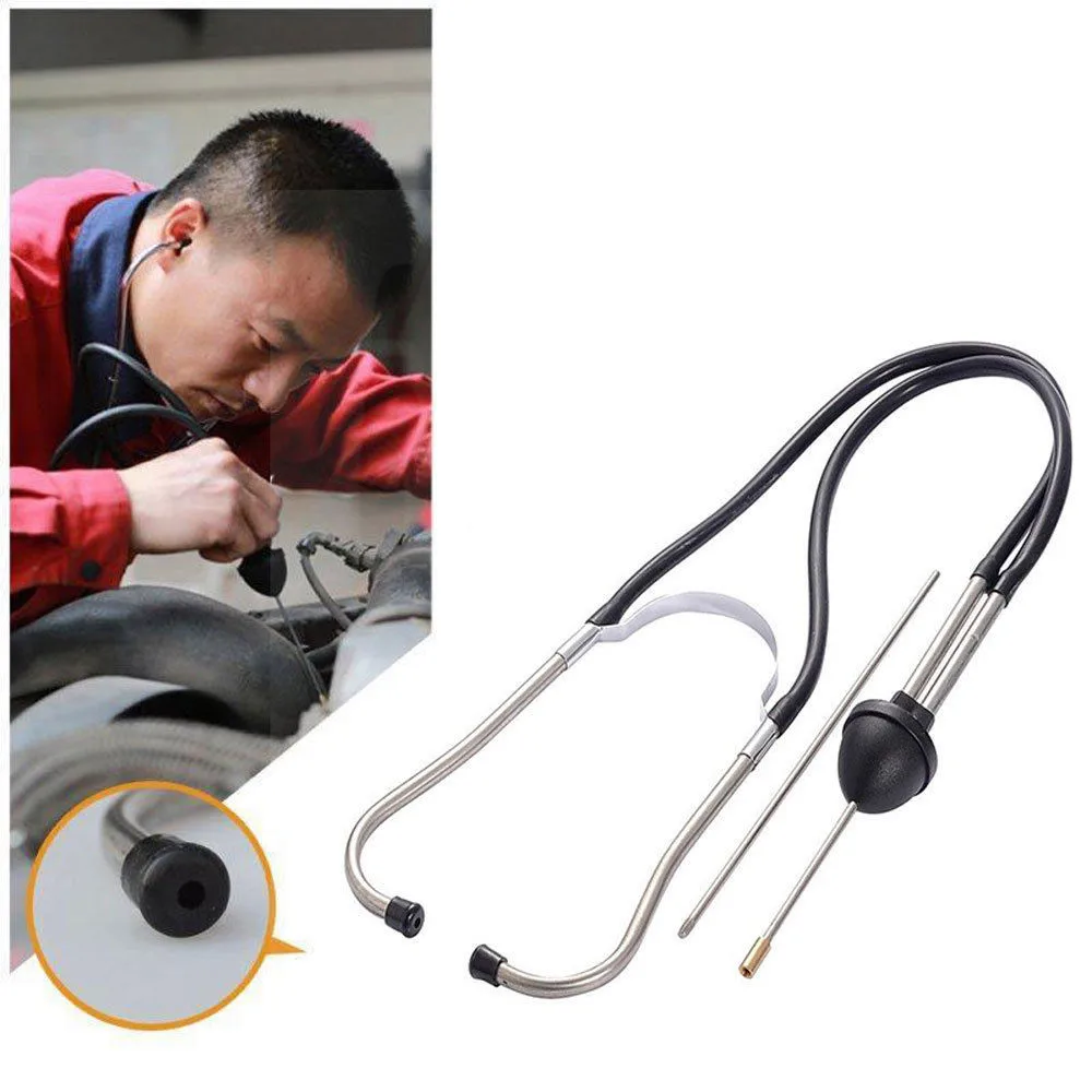 Automotive Mechanics Stethoscope 2pc Engine Diagnostic Tool Car Van Motorcycle 