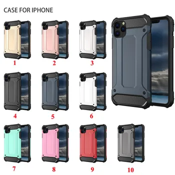 

50pcs For iphone 11 Pro Max 7 8 6 6S Plus Case Luxury Armor Silicone Phone Case for iphone X XR XS Max Back Cover