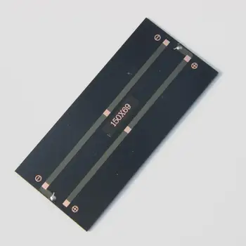 

1.5W 5V Mini Solar Cell Module Polycrystalline Solar Panel DIY Solar Charger Education 69*150MM 5pcs/lot Free Shipping