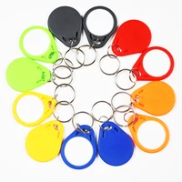 100pcs/Lot 125Khz Proximity RFID EM4305 T5577  Smart Card Read and Rewriteable Token Tag Keyfobs Keychains Access Control 1
