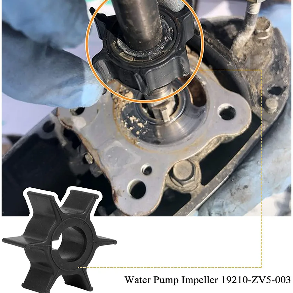 Turbine De Pompe À Eau Pour Omc Roue De Pompe À Eau À 12 Lames 3854072