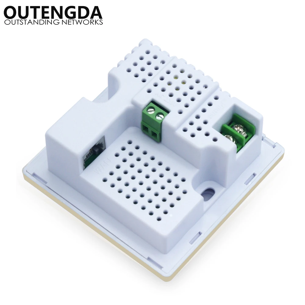 Roteador de Parede Acesso sem Fio na Parede Wifi Ponto Tomada Roteador Parede Repetidor 220v Ouro Branco Preto Usb ap - Imagem 2