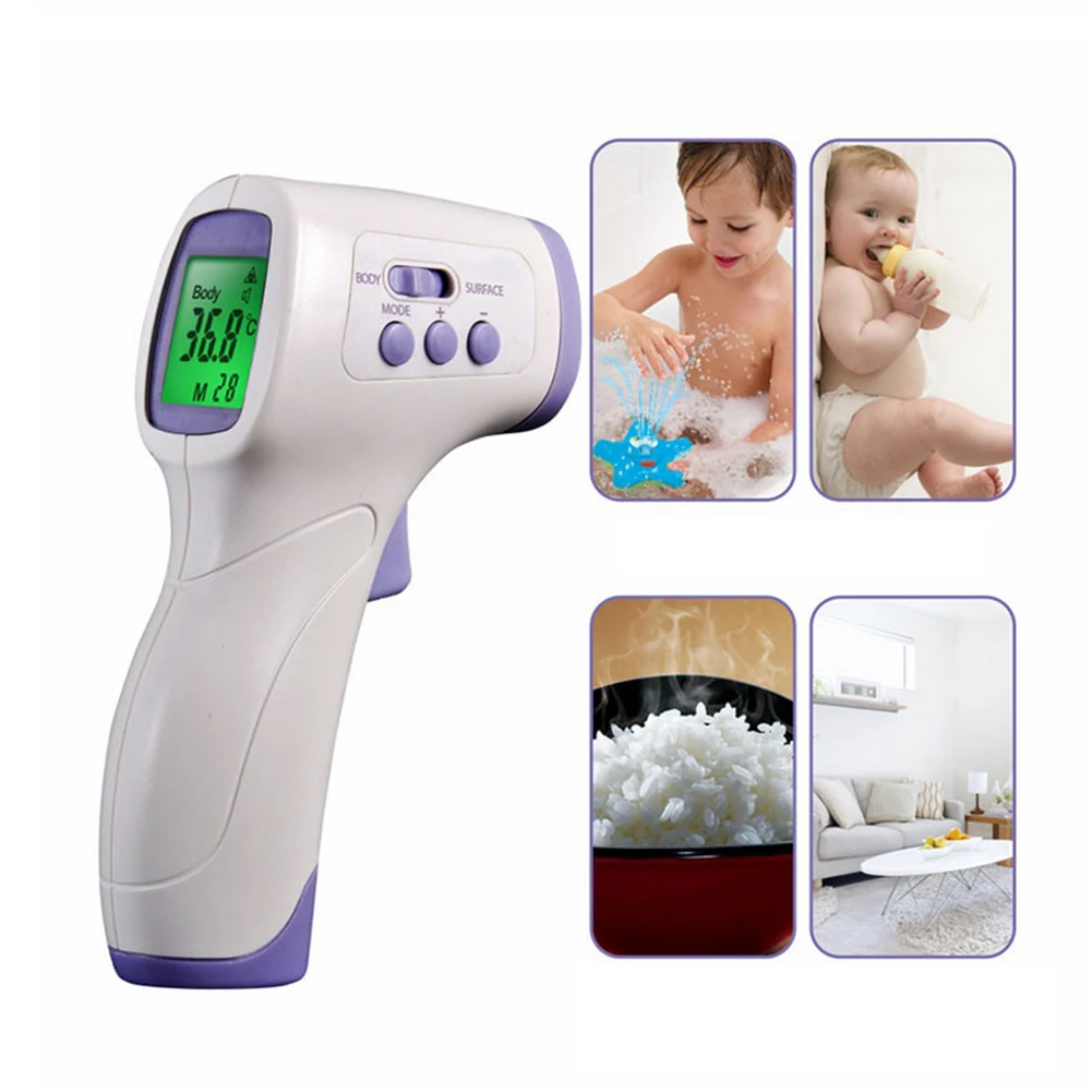

Portable Thermometer Handheld Non-Contact Electronic Thermometer Baby Adult Forehead Pyrometer Temperature Measurement tool