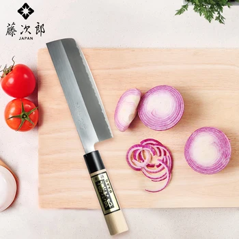 

TOJIRO Knife Kitchen High-carbon Steel Thin Blade Chinese Chef Knife Handmade Slicing Knife Vegetable Meat Cooking Cutter Tools