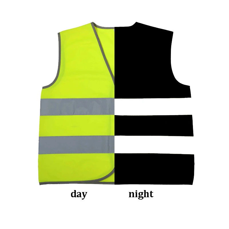 Kids Reflective Safety Vest School Children Training Breathable Vest High Visibility Reflective Strips