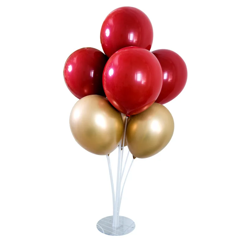 Birthday Party Decorations Adult Kids Plastic Balloons Stand with balloonsTable Floating Balloon Support Rack for  Party