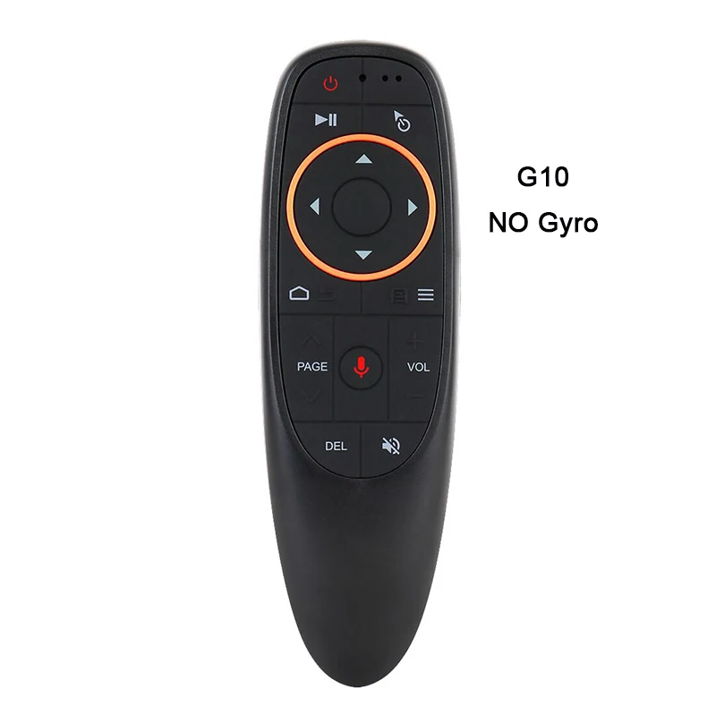 No Gyroscope G10 Google Voice дистанционное управление 2,4 г беспроводной Air mouse Микрофон гироскоп ИК обучения для Android tv Box Windows, MAC OS, Linux - Цвет: No Gyroscope