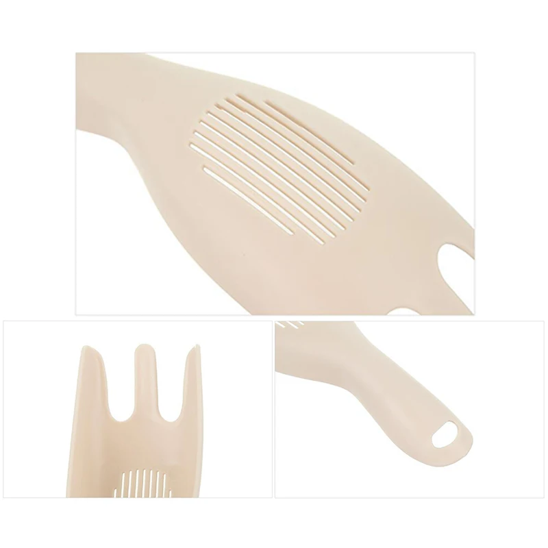 Rice Washing Spoon Multi-Function Rice Sieve Fruit Cleaning Tool Claw Design Drainer Kitchen Strainer Food Drain Rack
