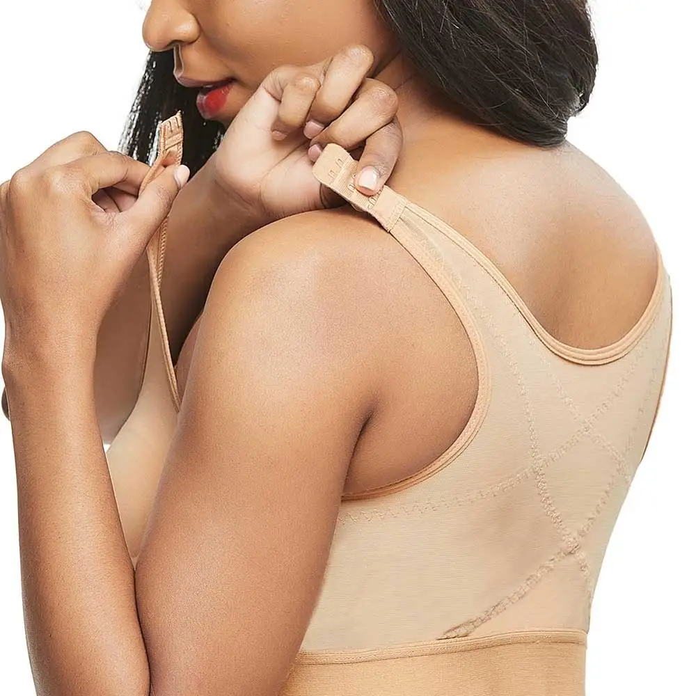 Lover-Beauty Fajas Womens Post-Surgical Bra Support with Adjustable Wide Strap Brassier Women Compression Bra for Post Surgery Lover-Beauty Fajas Womens Post-Surgical Bra Support with Adjustable Wide Strap Brassier Women Compression Bra for Post Surgery